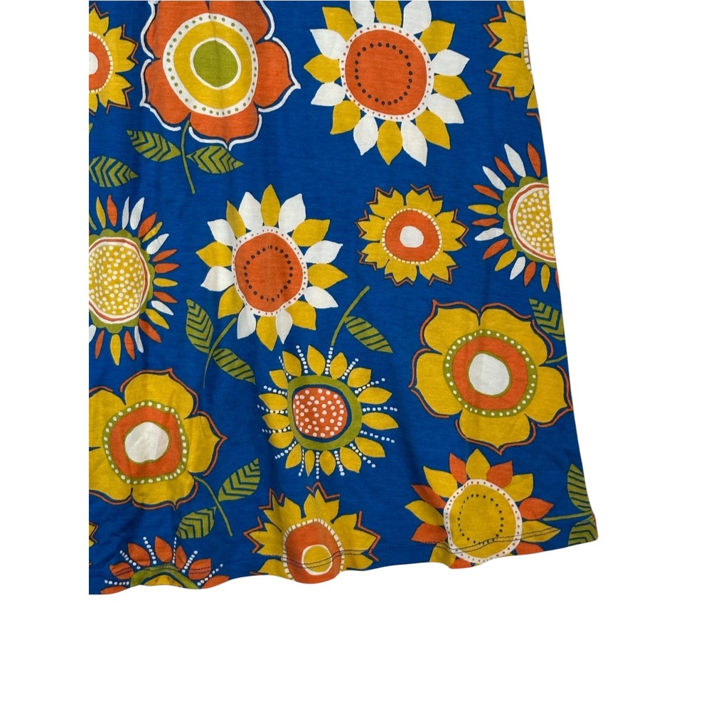 NWT Gudrun Sjoden Womens Sunflower Dress XL Jersey Boho Lagenlook Blue Artsy - Picture 10 of 13